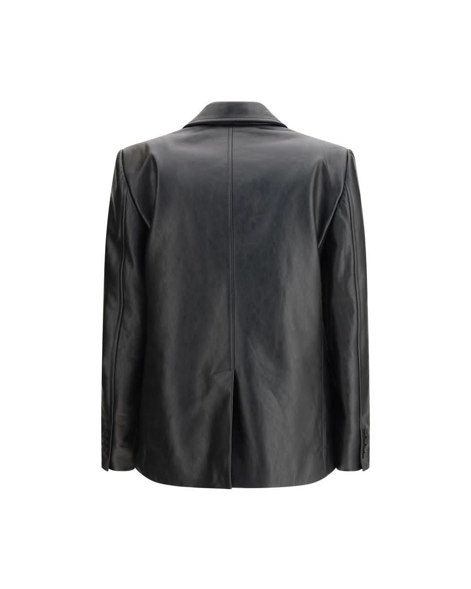 Balenciaga Black Leather Jacket