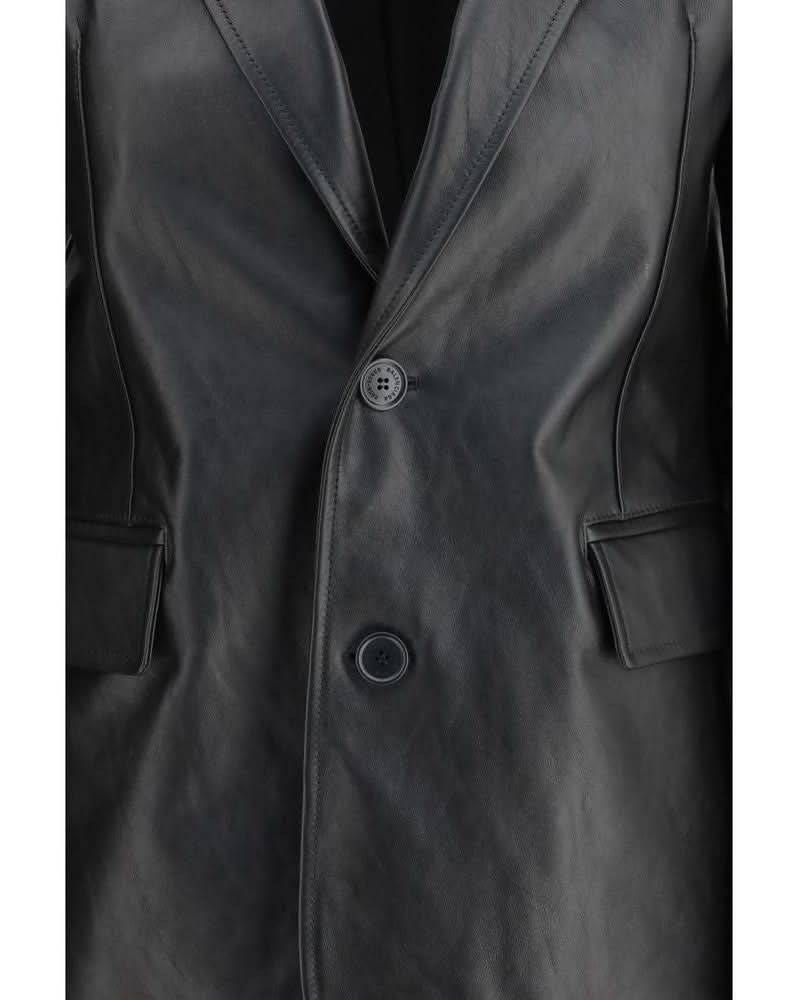 Balenciaga Black Leather Jacket