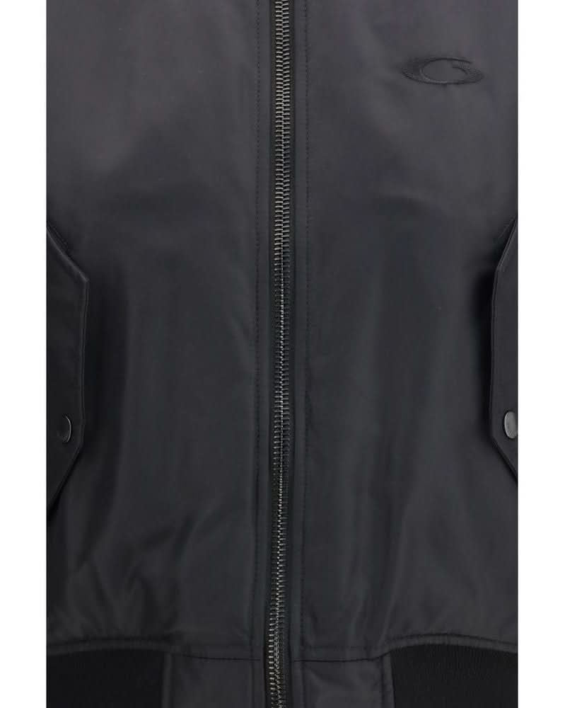 Balenciaga Black Polyamide Bomber Jacket