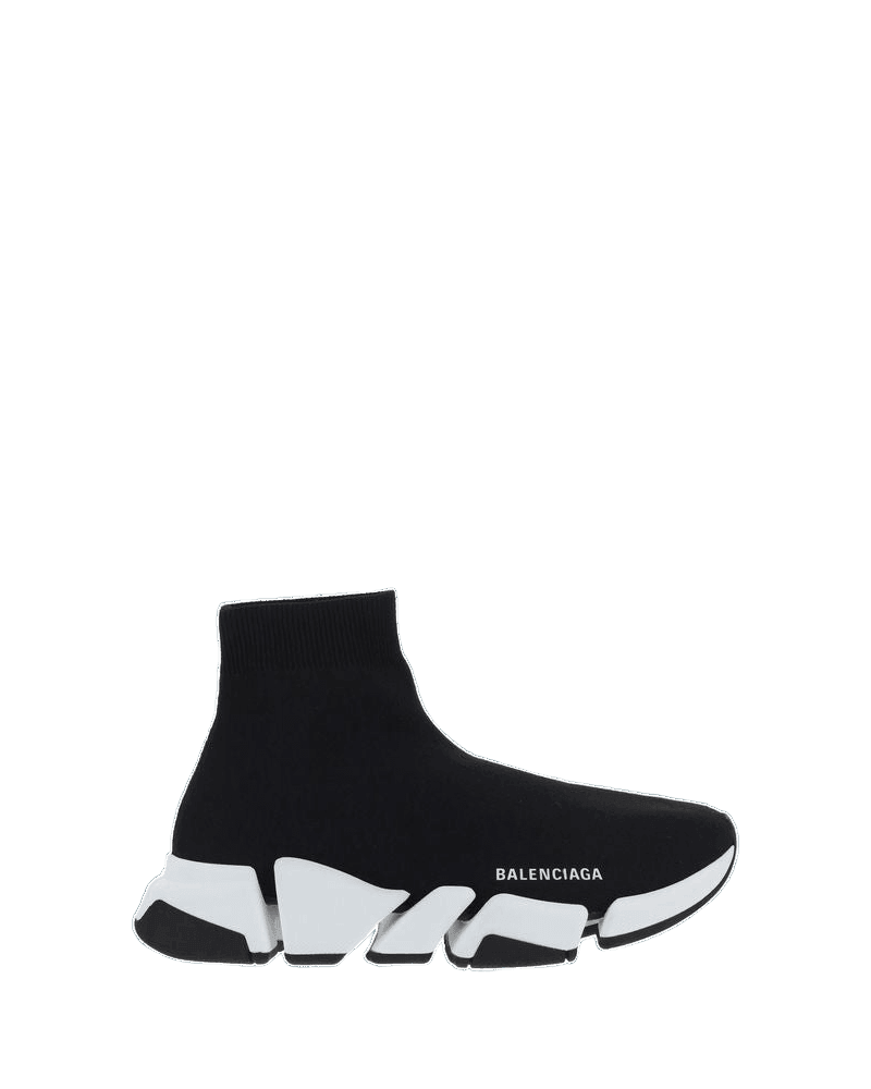 Balenciaga Black Polyester Athletic Sneakers Glam Steals