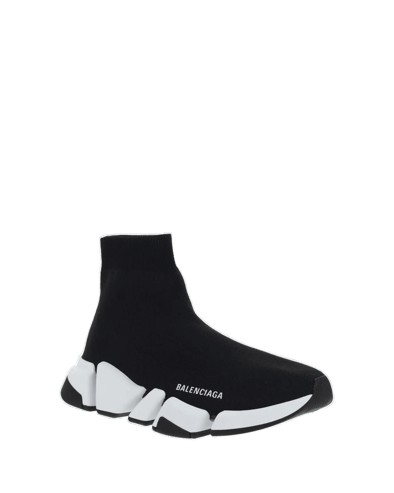 Balenciaga Black Polyester Athletic Sneakers Glam Steals