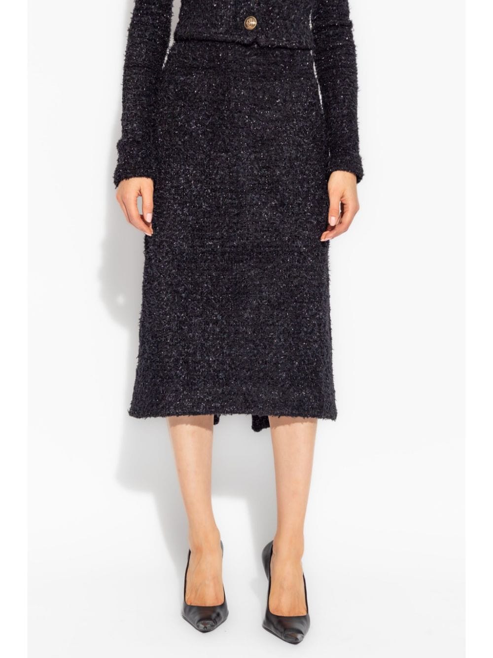 Balenciaga Black Skirt Glam Steals