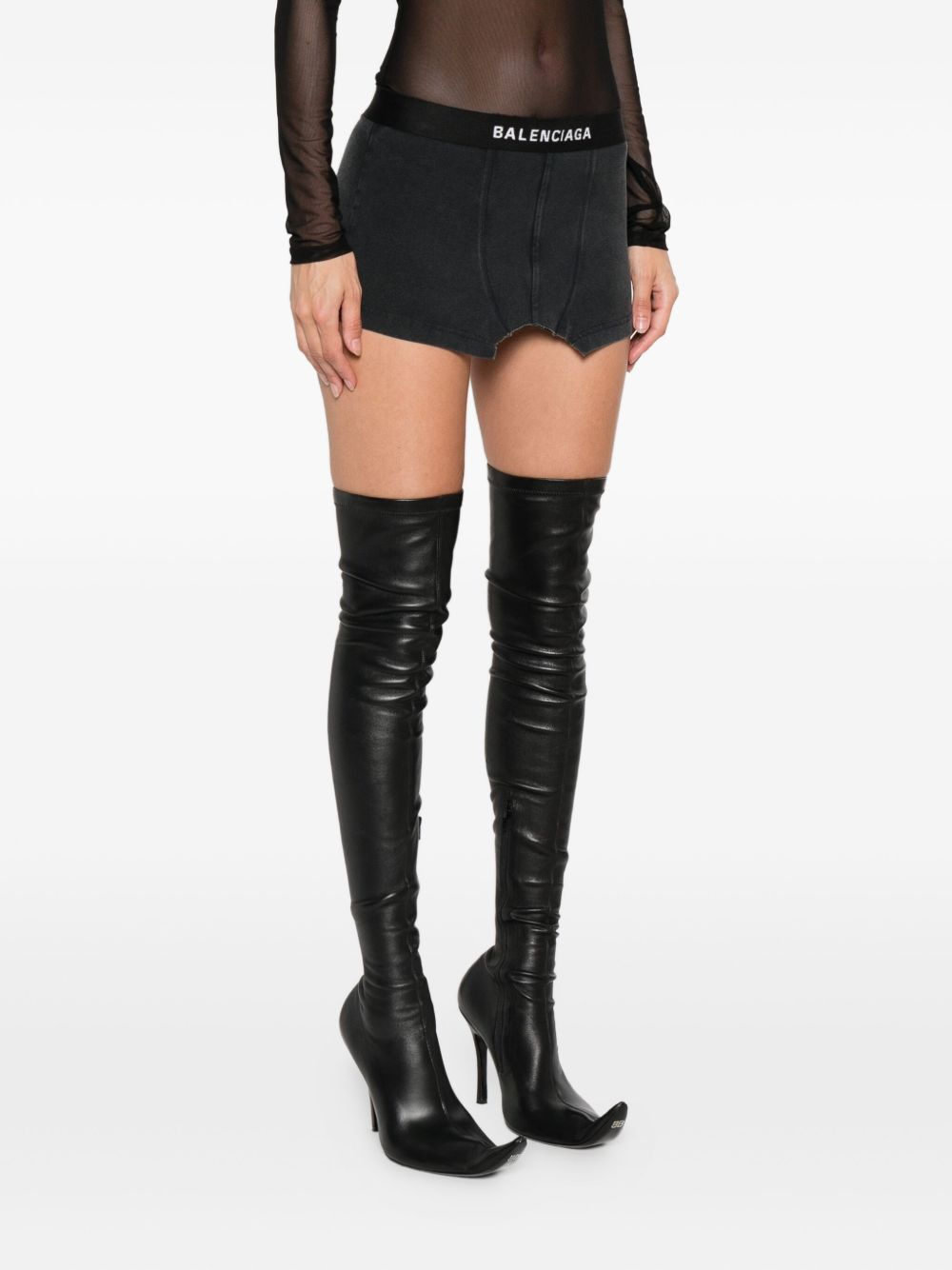 Balenciaga Black Skirt Glam Steals
