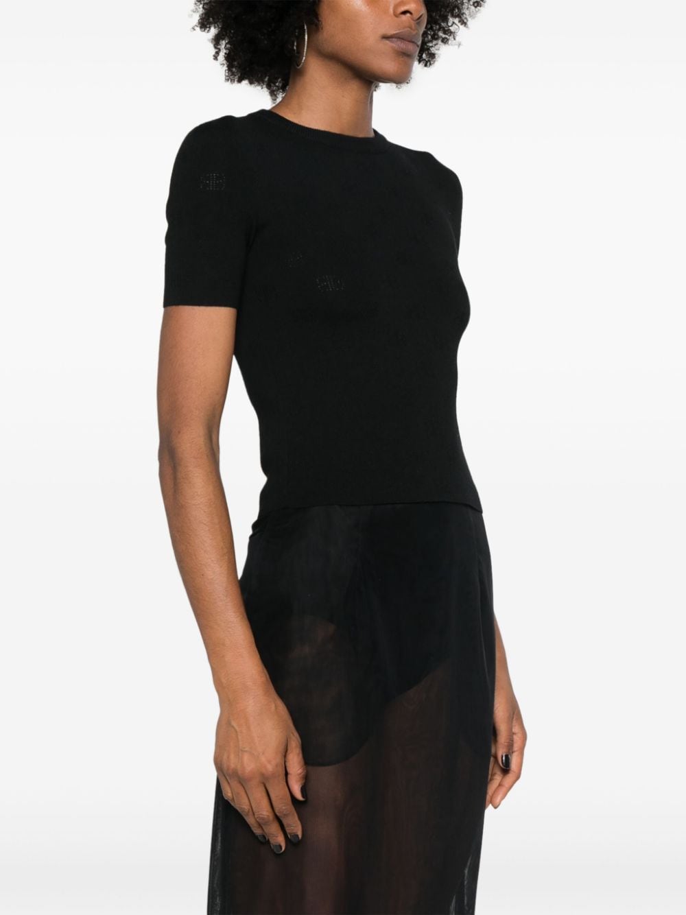 Balenciaga Black Sweater Glam Steals