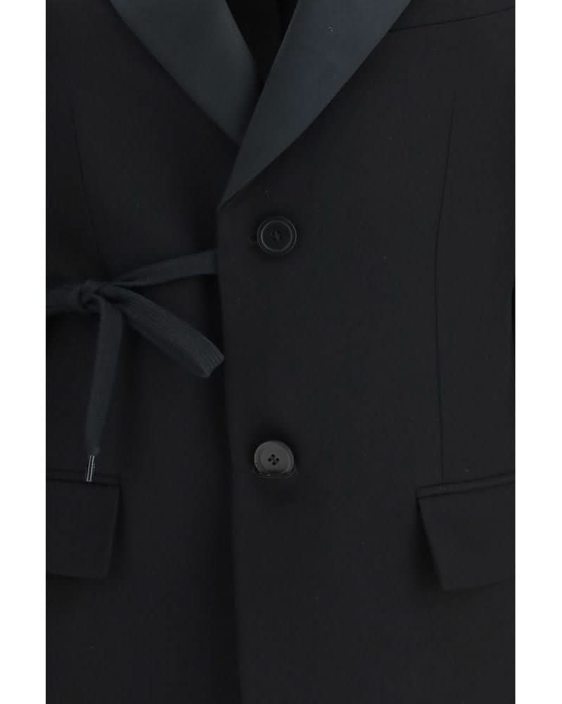 Balenciaga Black Wool Coat