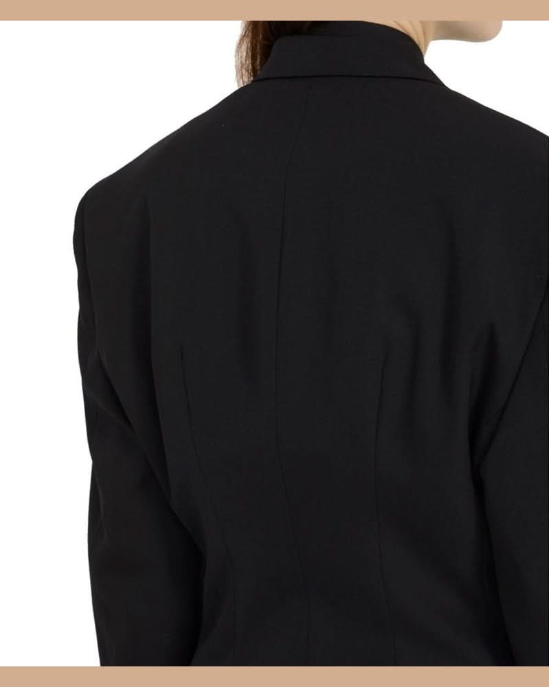 Balenciaga Black Wool Coat Glam Steals