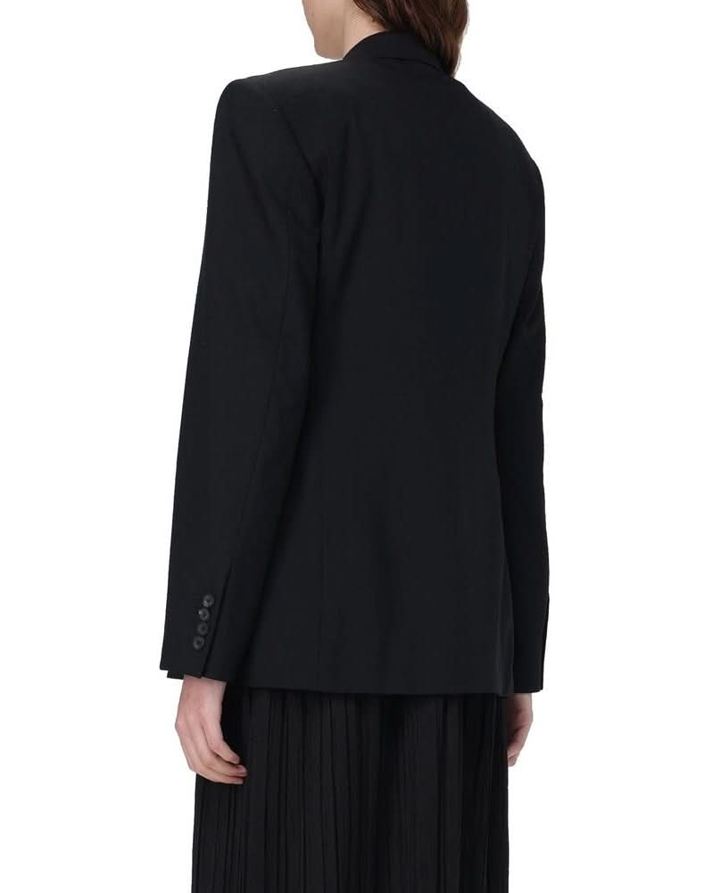 Balenciaga Black Wool Jacket Coat Glam Steals