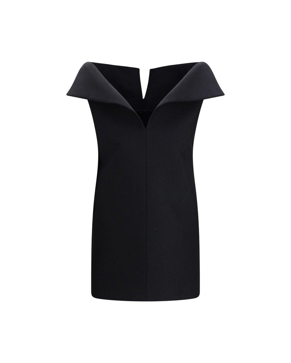 Balenciaga Black Wool Oves Aries Cocktail Dress Glam Steals