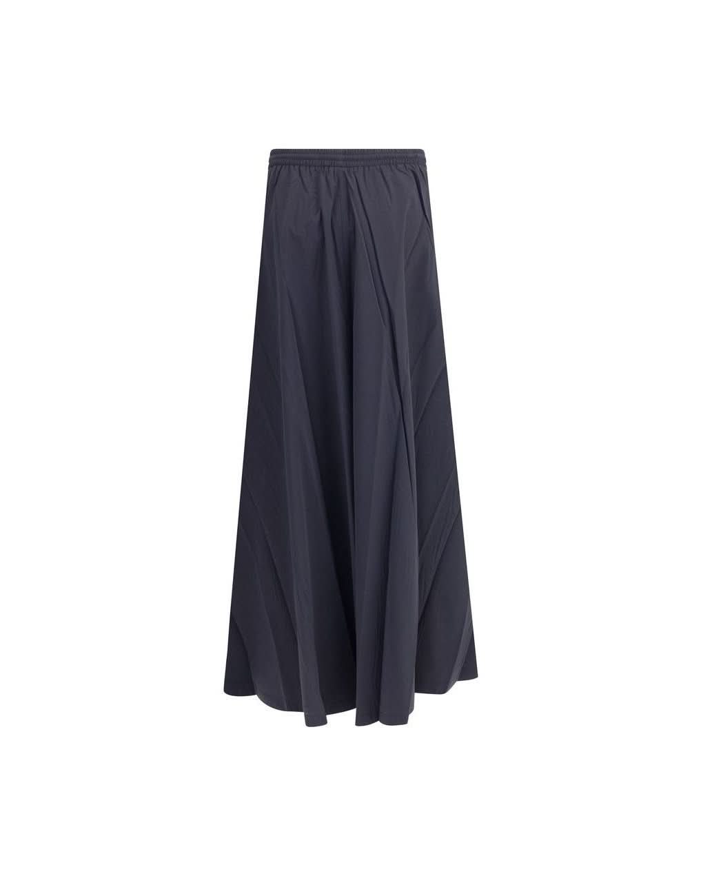 Balenciaga Blue Polyester Long Skirt