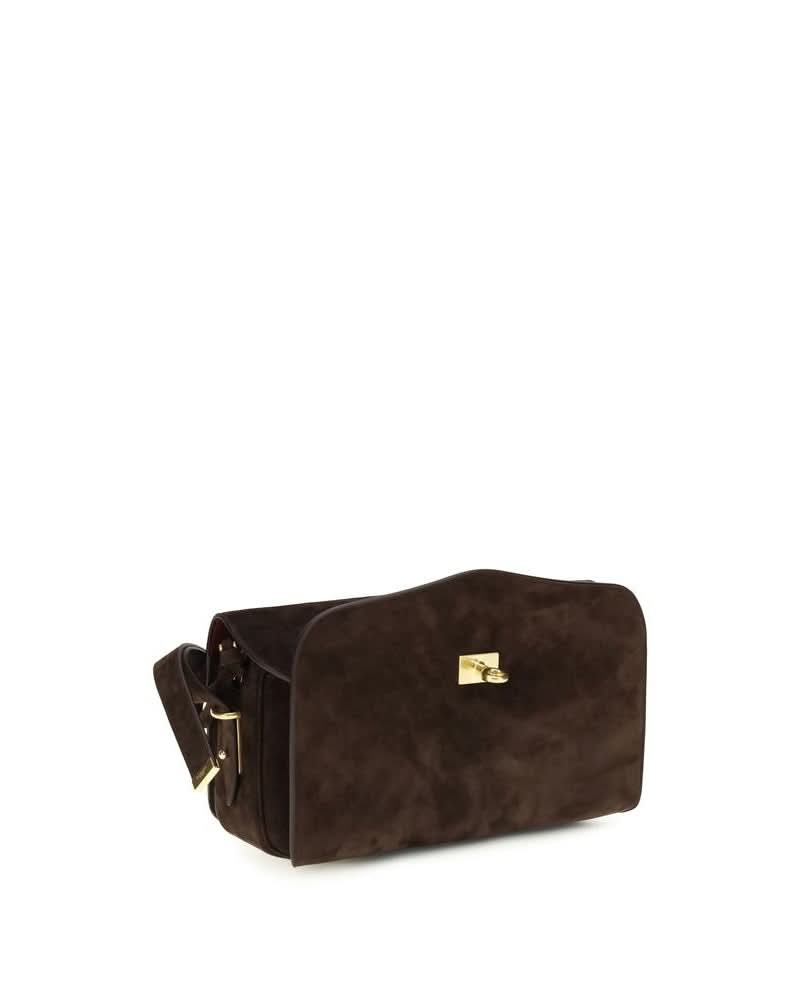 Balenciaga Brown Shoulder Bag Glam Steals