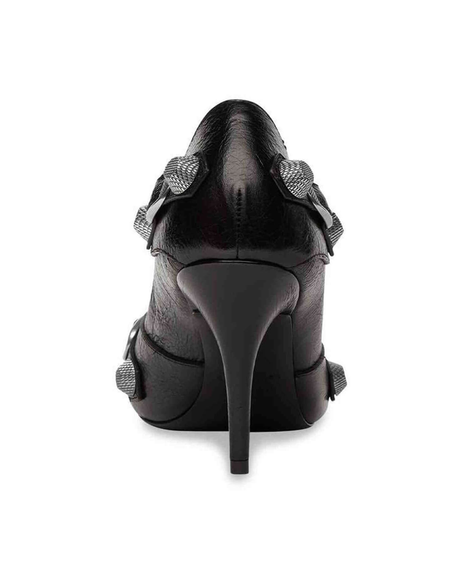 Balenciaga Cagole 90Mm Cracked Heel Pumps Heels