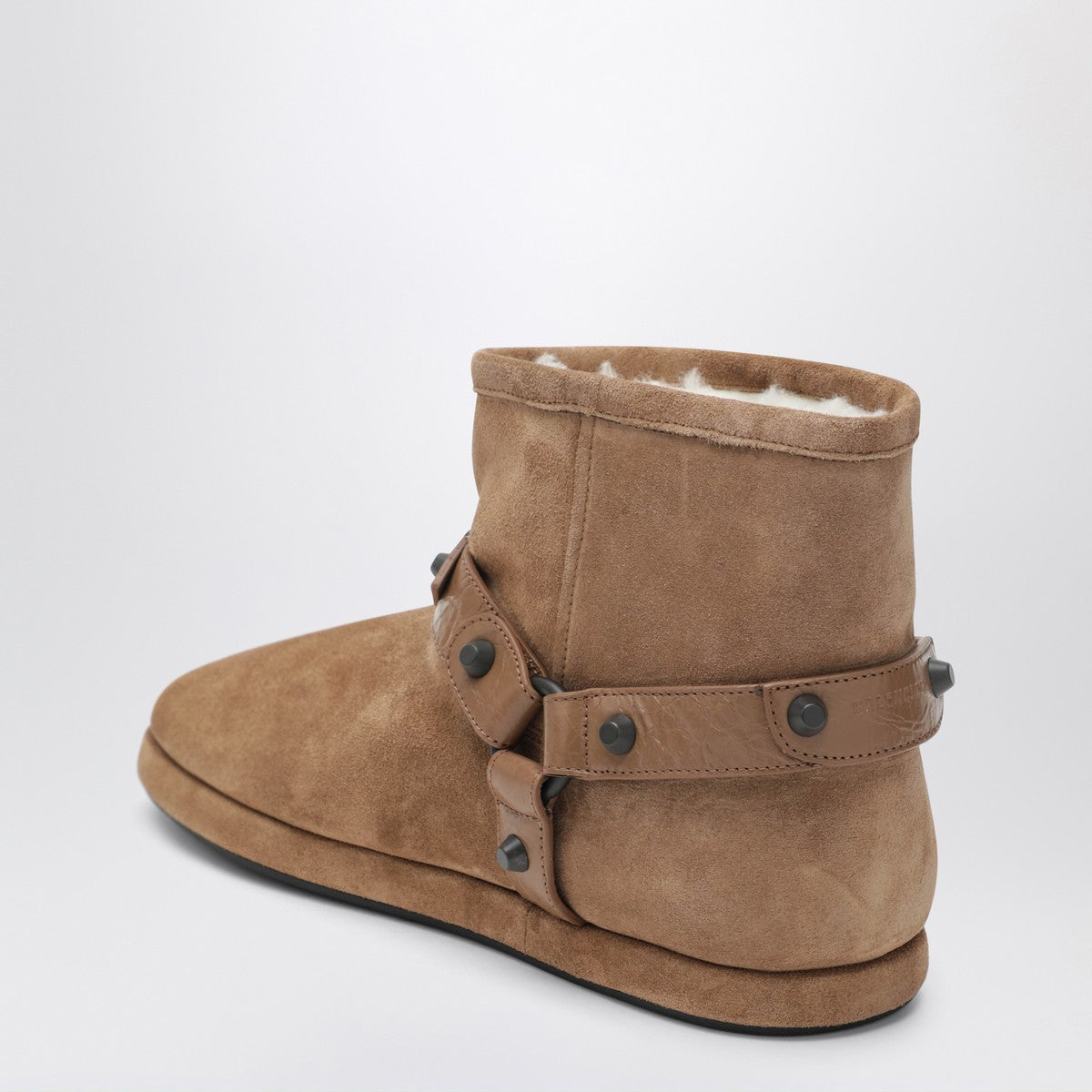 Balenciaga Camel Alaska Soft Ankle Boots Glam Steals