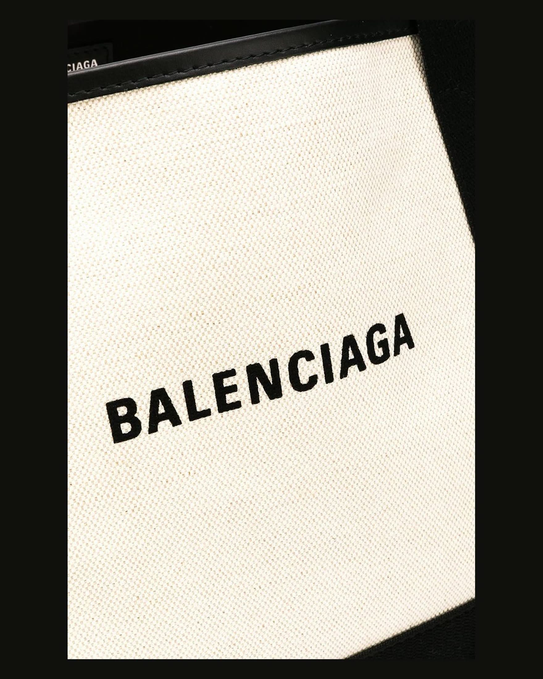 Balenciaga Removable Pouch Canvas Tote Handbags