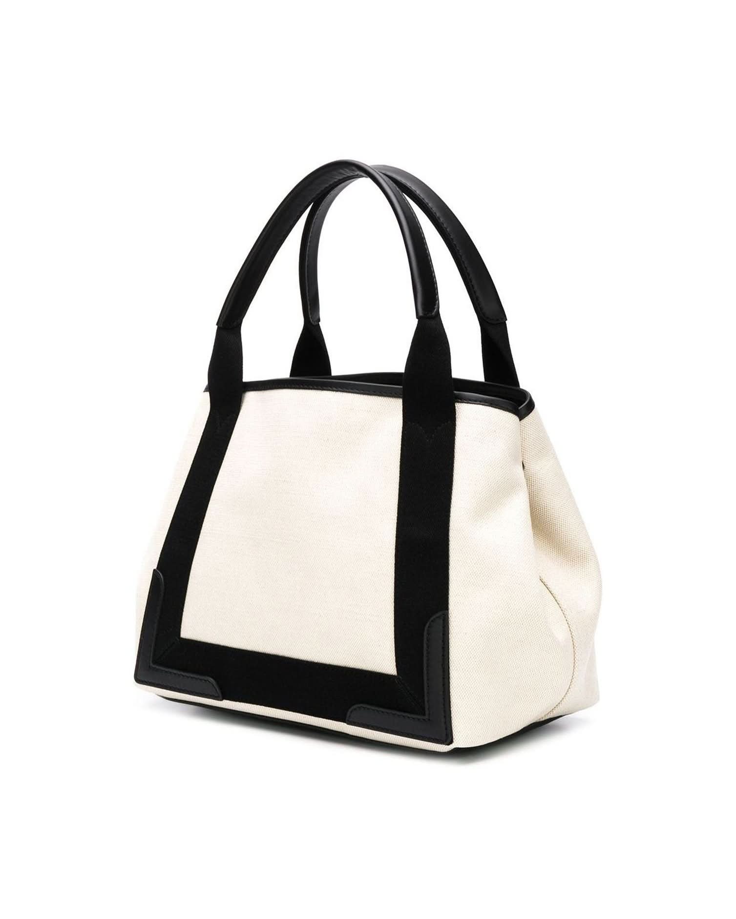 Balenciaga Removable Pouch Canvas Tote Handbags