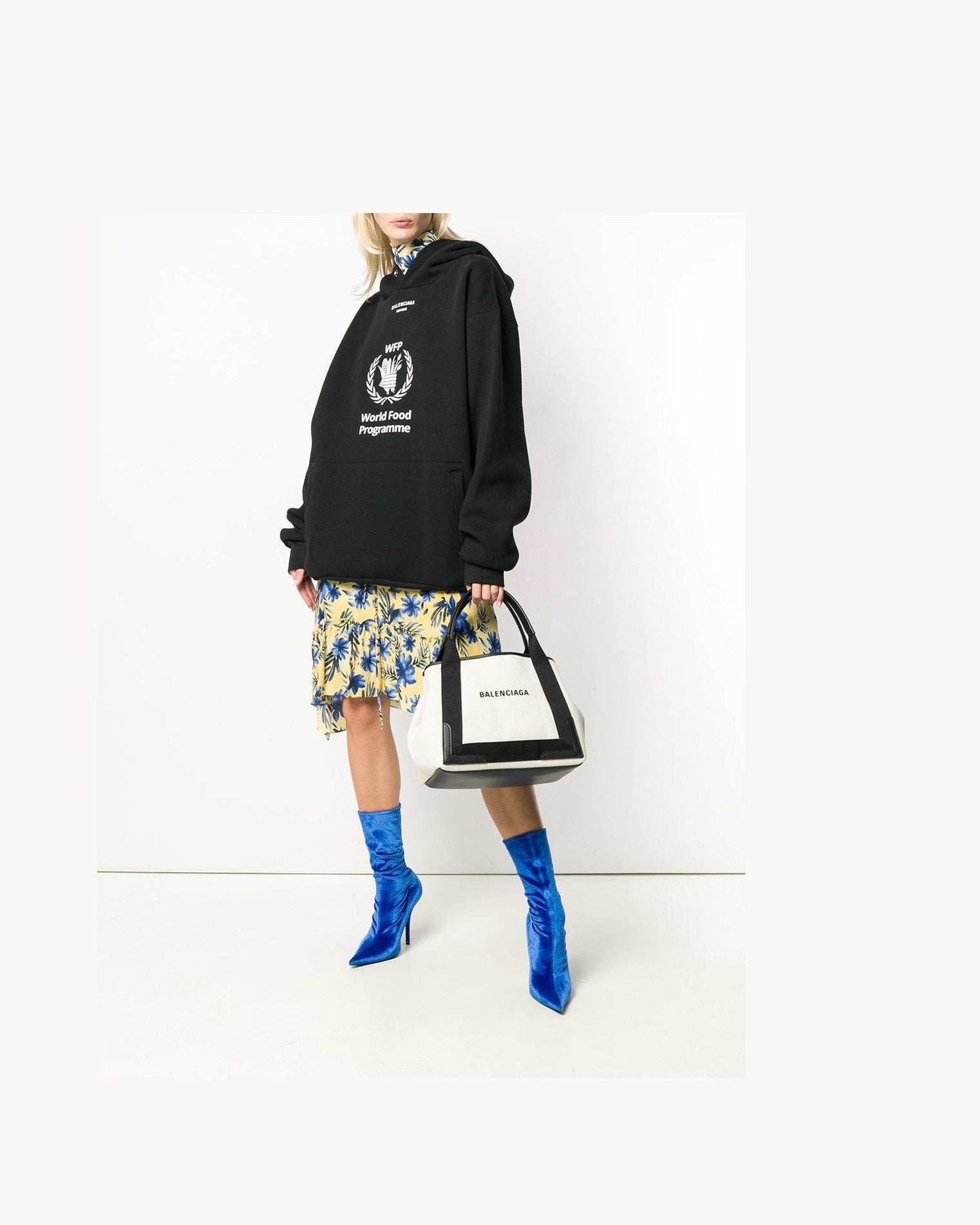 Balenciaga Canvas Tote with Removable Pouch Glam Steals