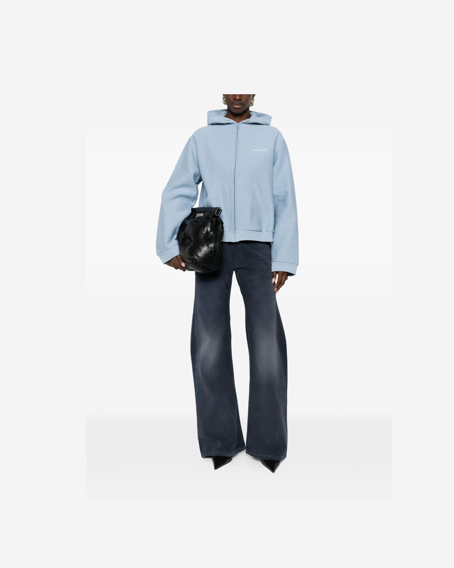 Balenciaga Clear Blue Sweater Hoodies
