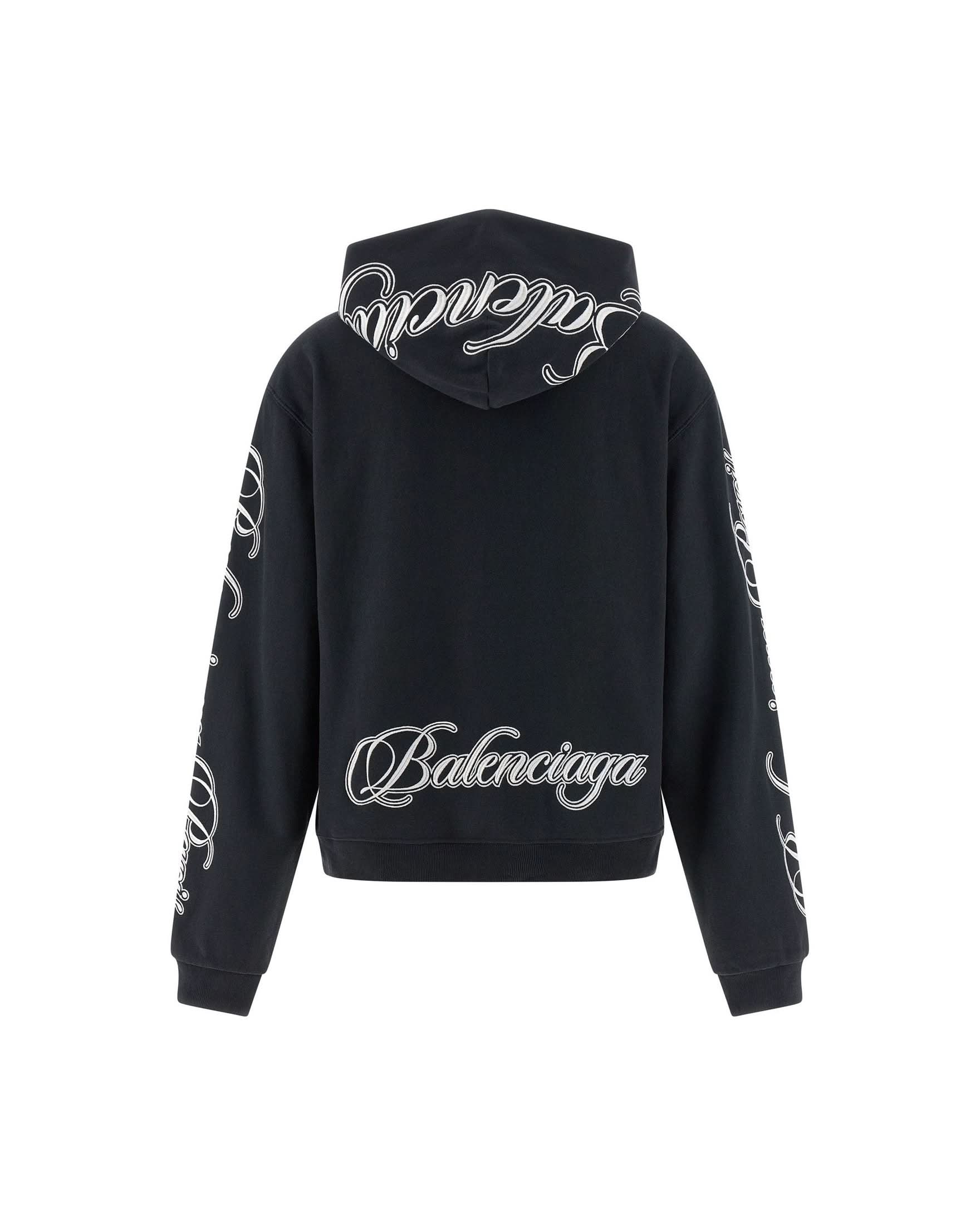 Balenciaga Cursive Hoodie Glam Steals