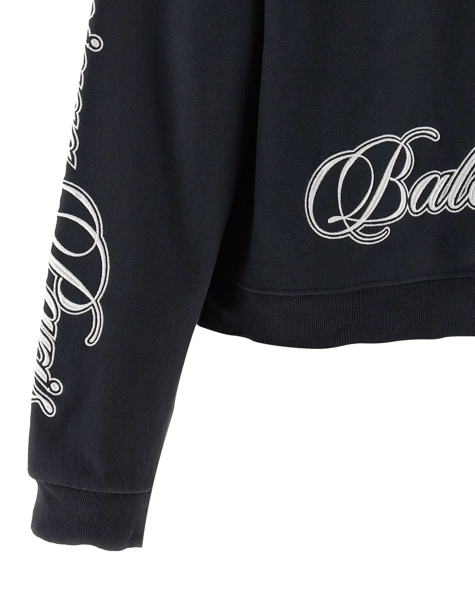 Balenciaga Cursive Hoodie Glam Steals