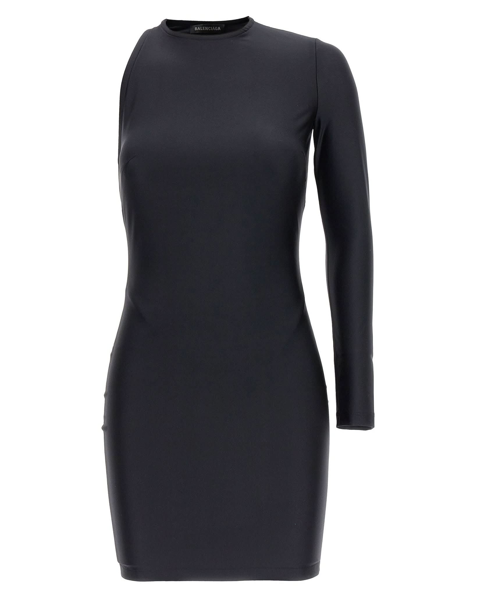 Balenciaga Cut Out One Shoulder Dress Glam Steals