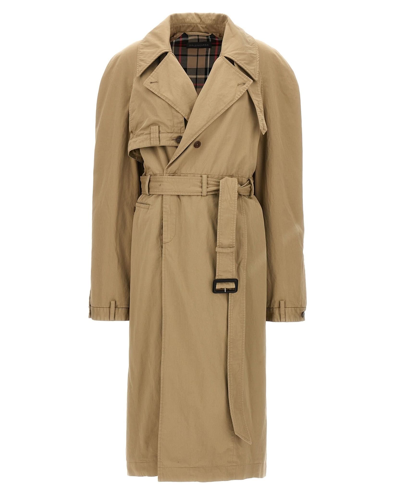 Balenciaga Deconstructed Trench Coat Glam Steals