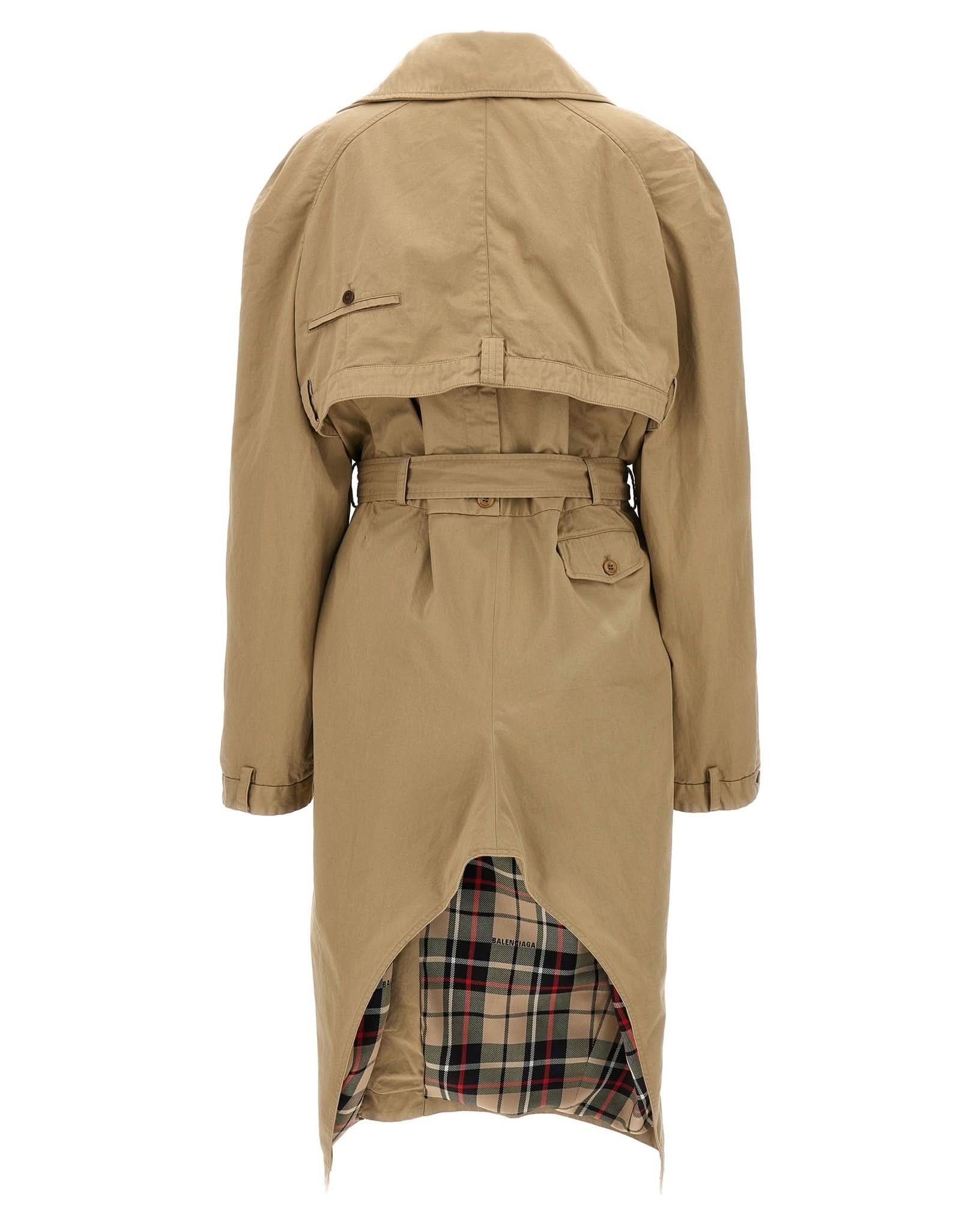 Balenciaga Deconstructed Trench Coat Glam Steals