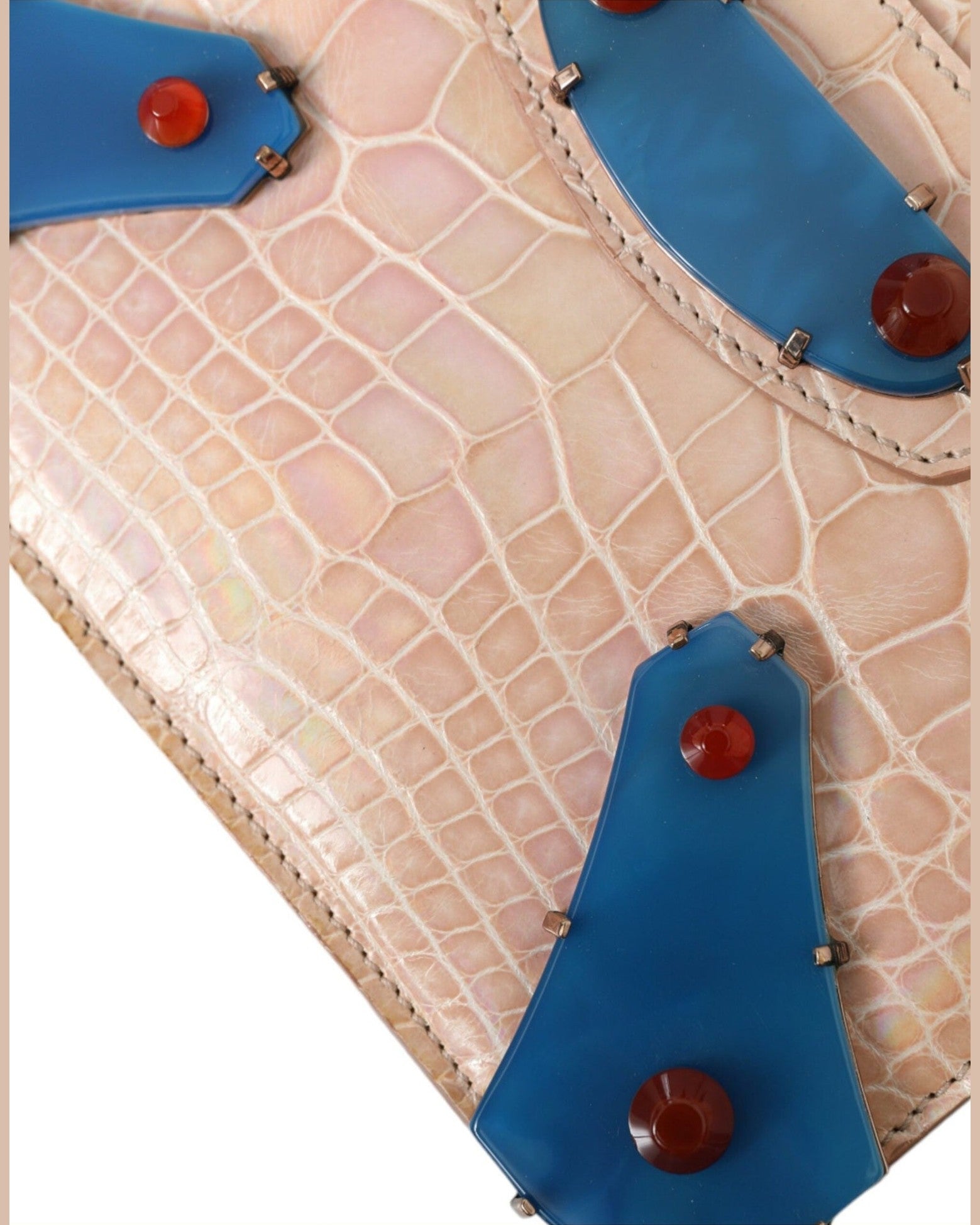 Balenciaga Elegant Mini Chain Clutch For Evening Beige Elegance Glam Steals