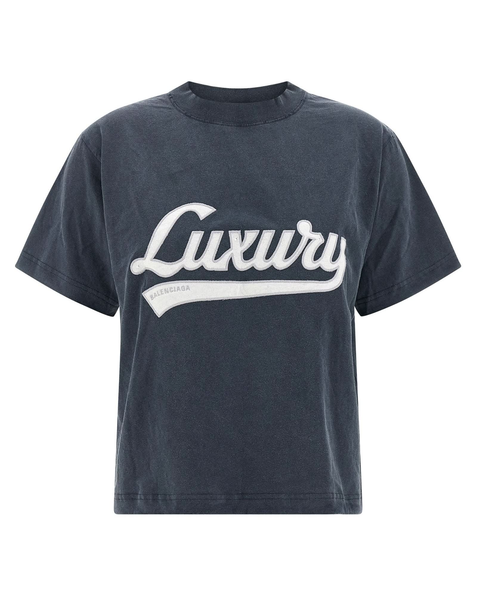 Balenciaga Embroidery T-shirt Glam Steals