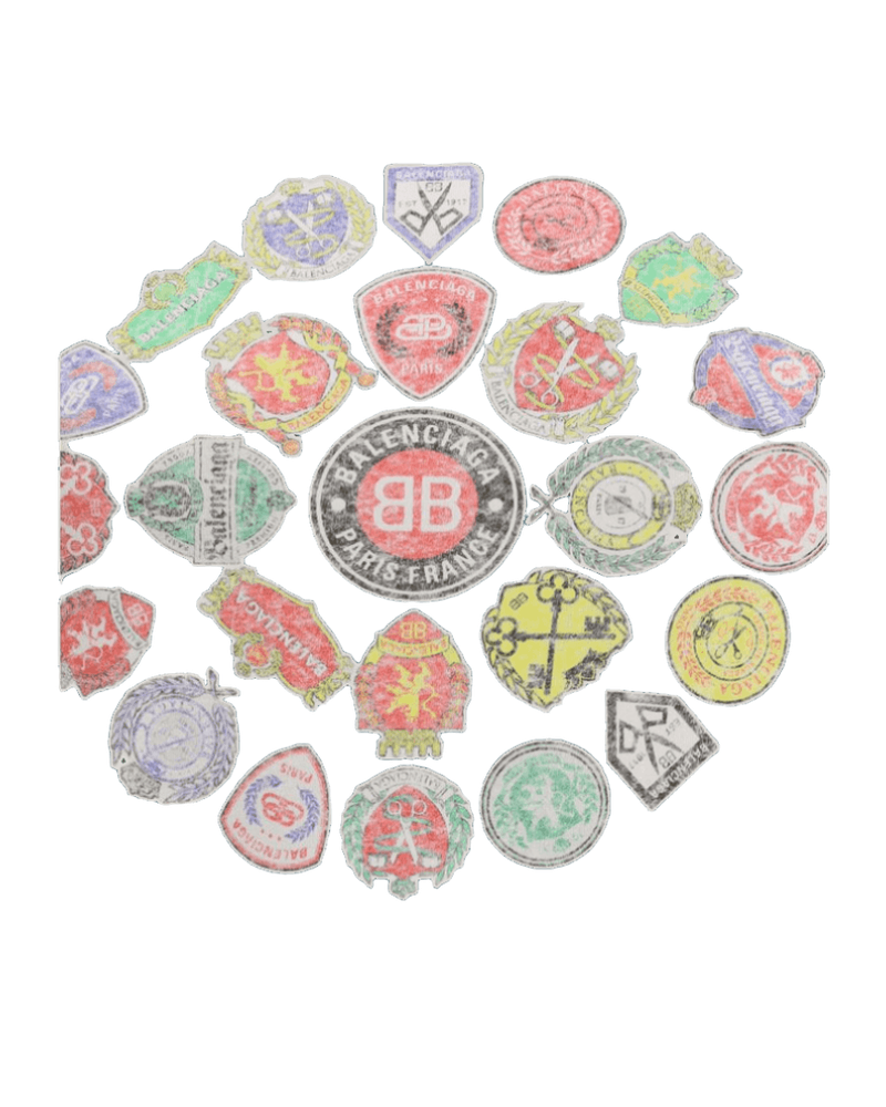 Balenciaga Graphic Logo Crew Neck T-shirt Glam Steals