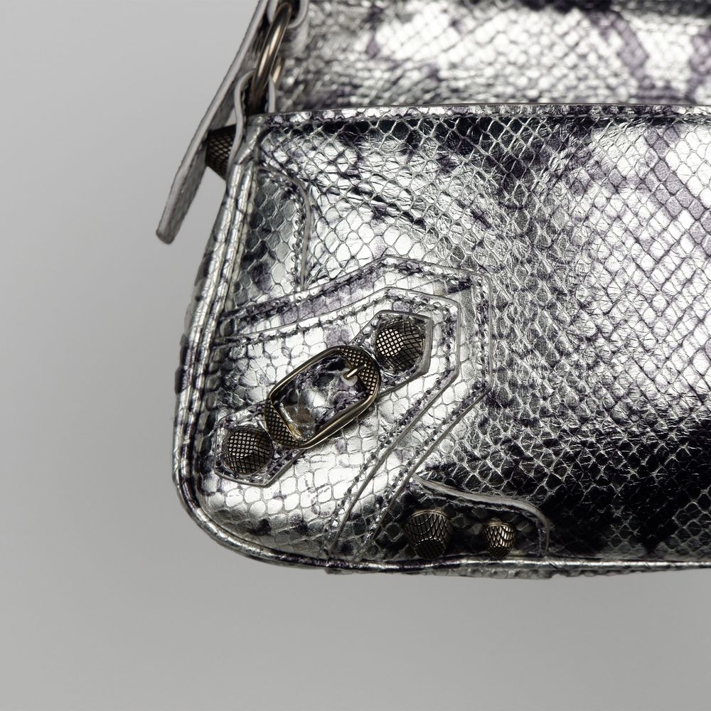 Balenciaga Gray Calfskin Handbag Glam Steals