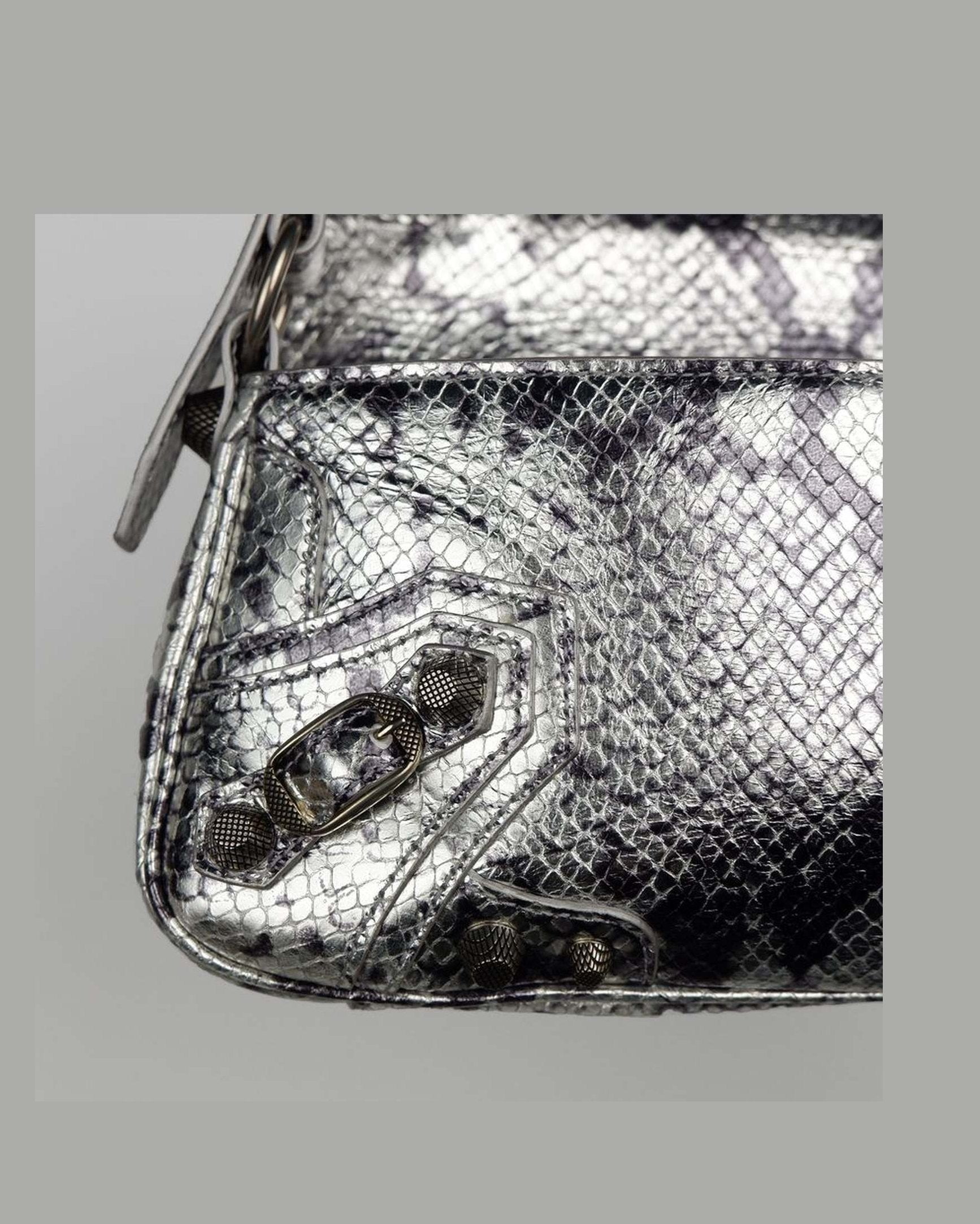 Balenciaga Gray Calfskin Handbag Glam Steals