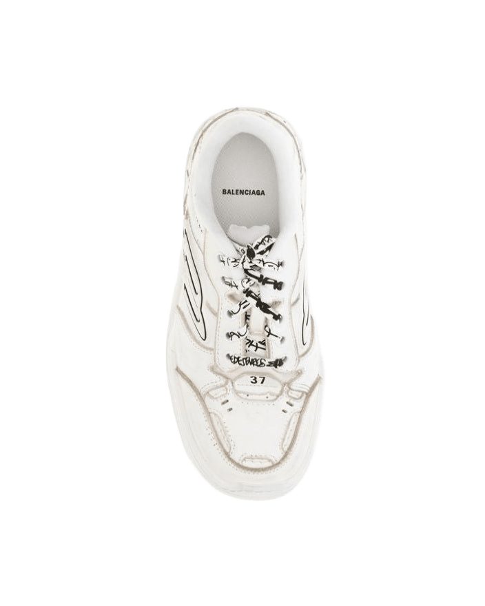 Balenciaga Hamptons Worn-Out Sneakers Sneakers
