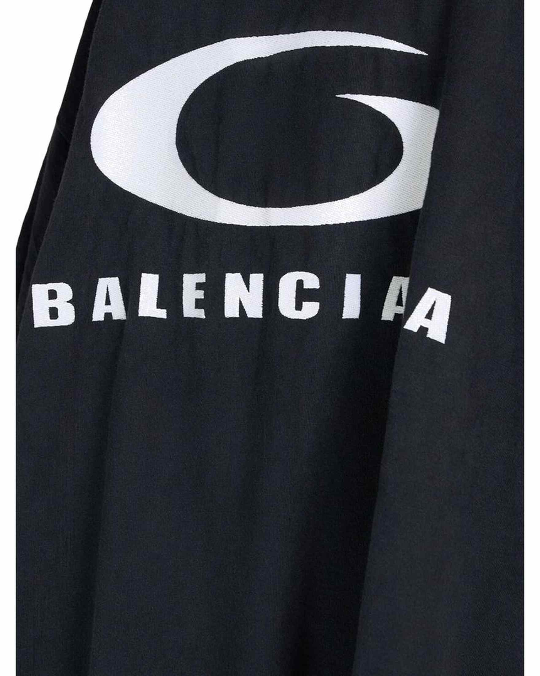 Balenciaga Icon Print T-Shirt Dress Glam Steals