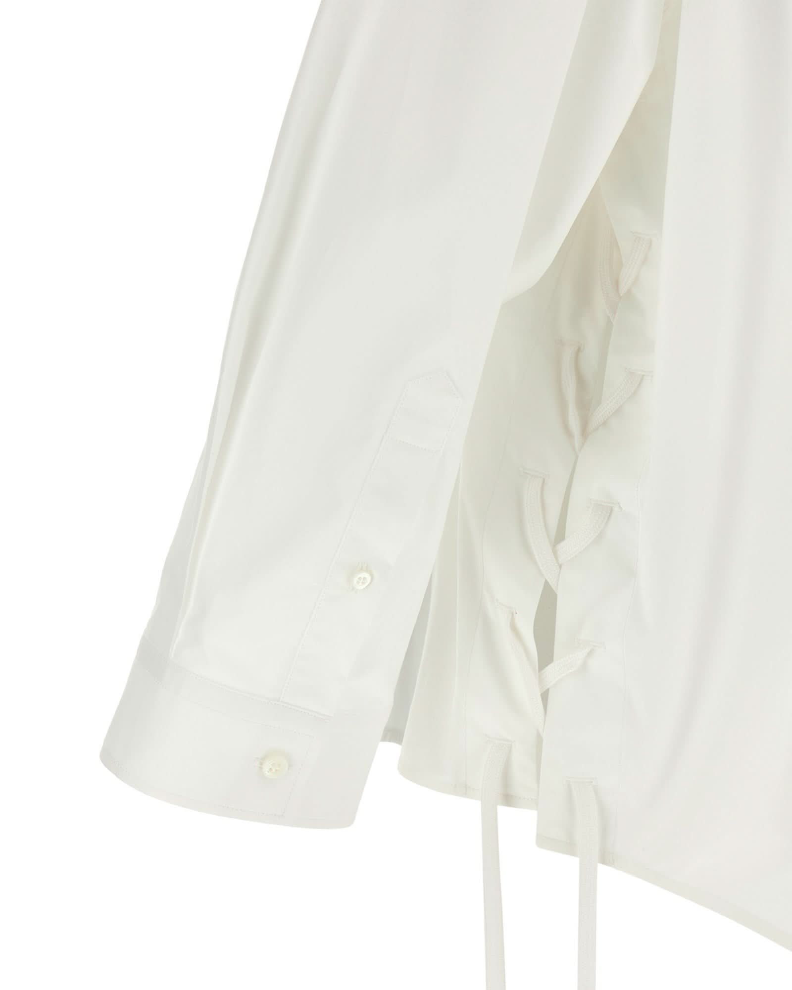 Balenciaga Lace Up Shirt Glam Steals