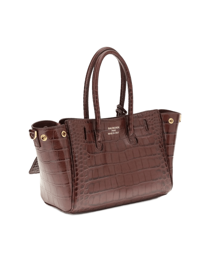 Balenciaga Calf Leather Bos Taurus Bordeaux Shoulder Bag Glam Steals