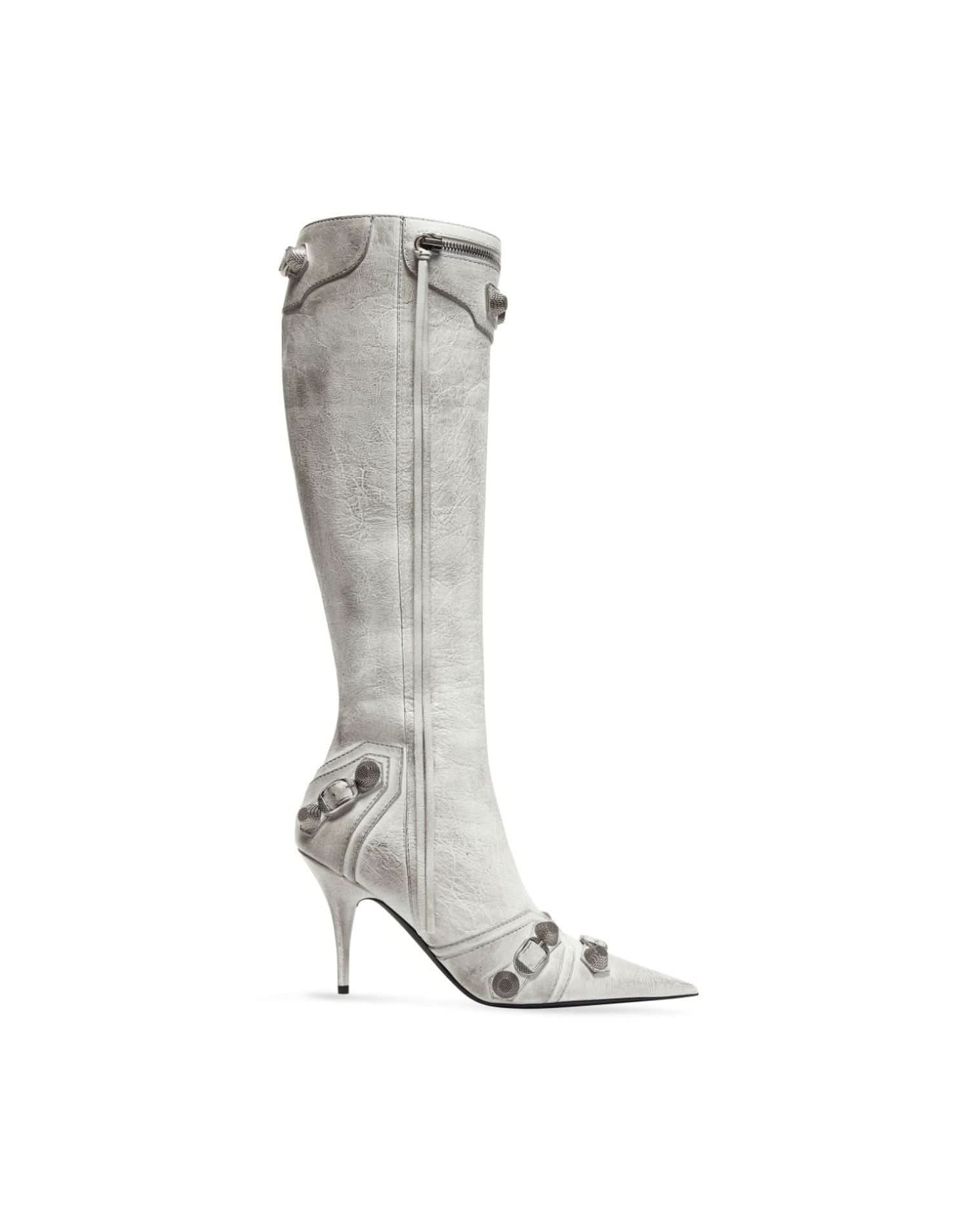 Balenciaga Leather Cagole Boots Boots