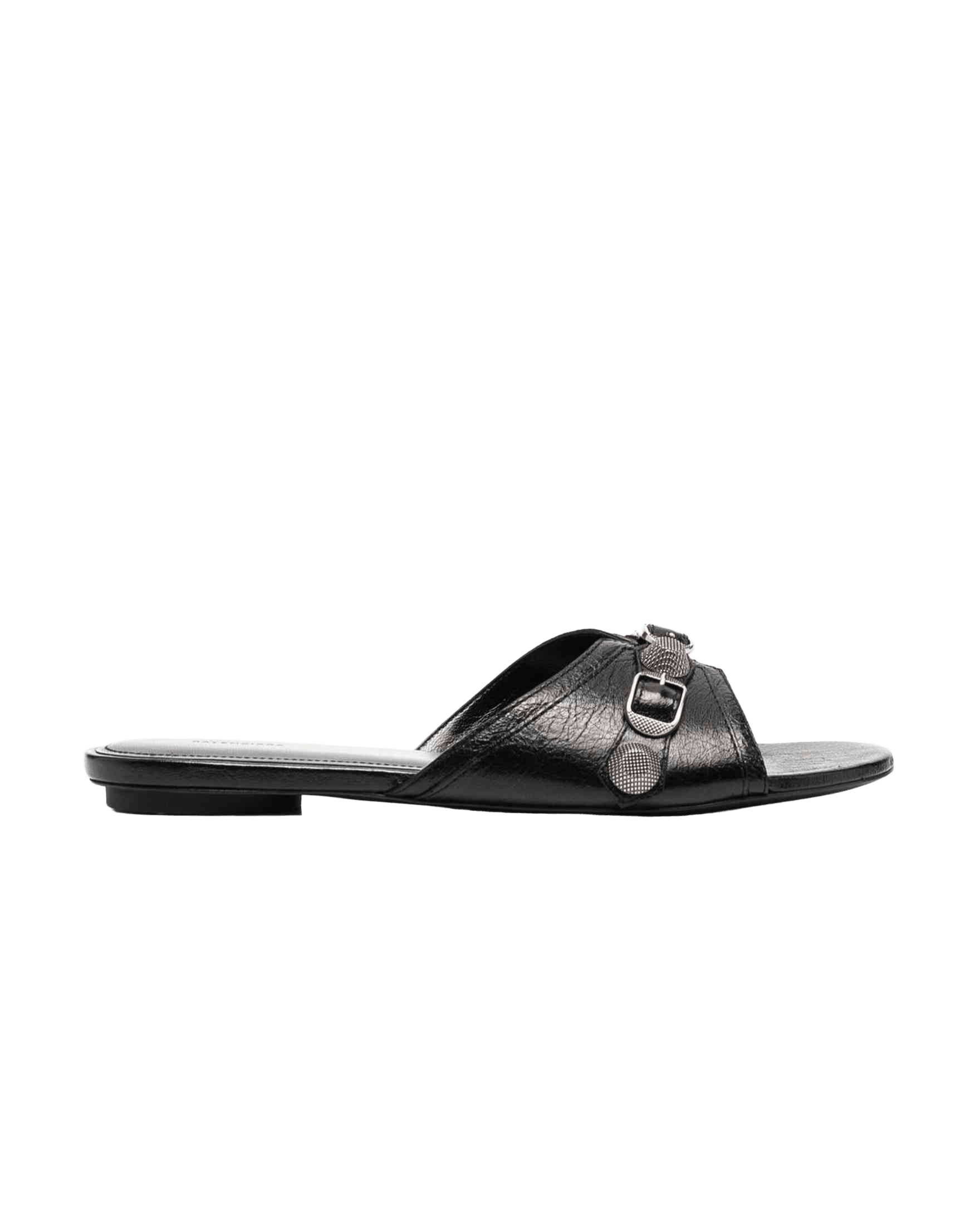 Balenciaga Leather Cagole Sandals Glam Steals
