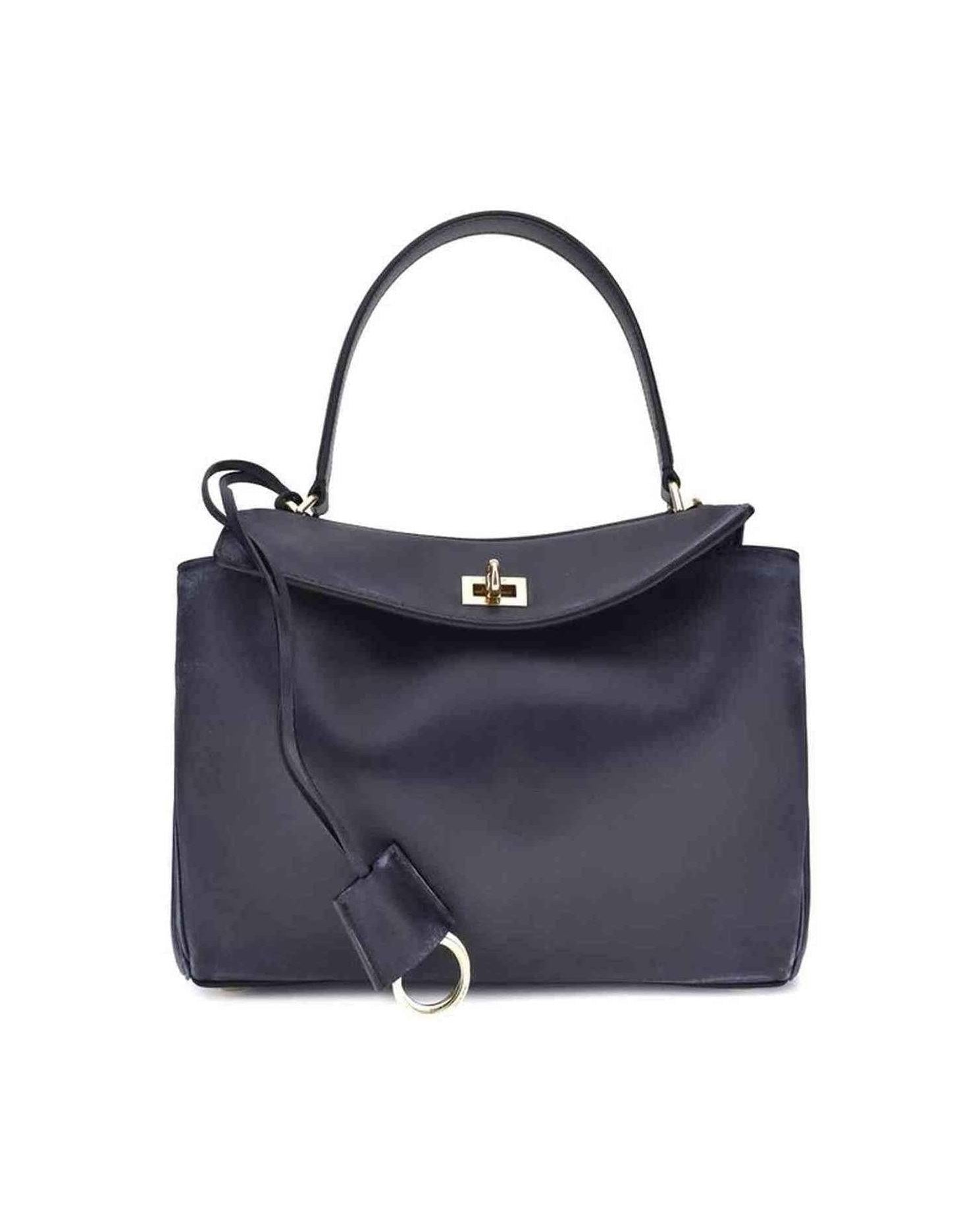 Balenciaga Leather Rodeo Small Shoulder Bag In Used Effect Glam Steals