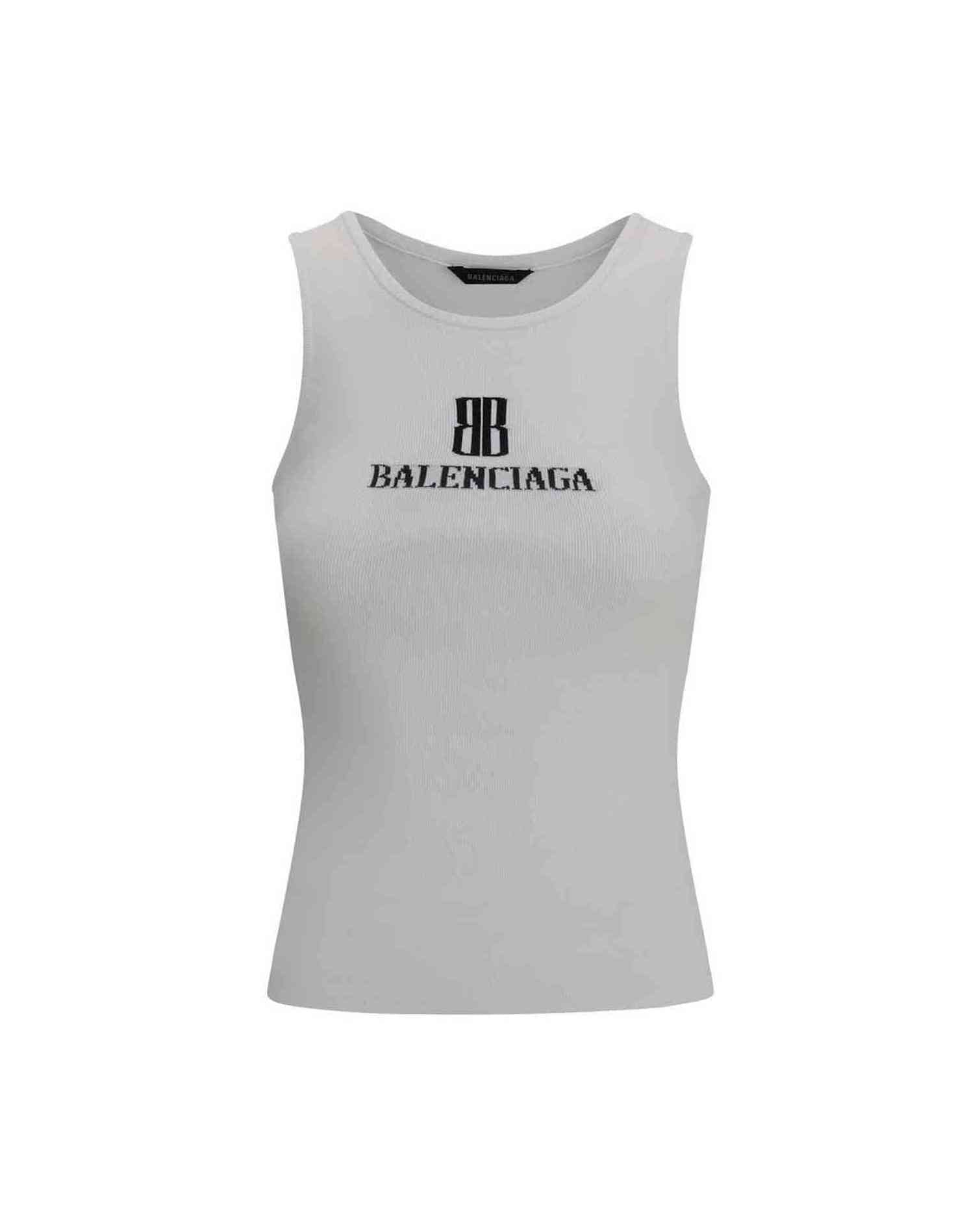 Balenciaga Logoed Top Glam Steals