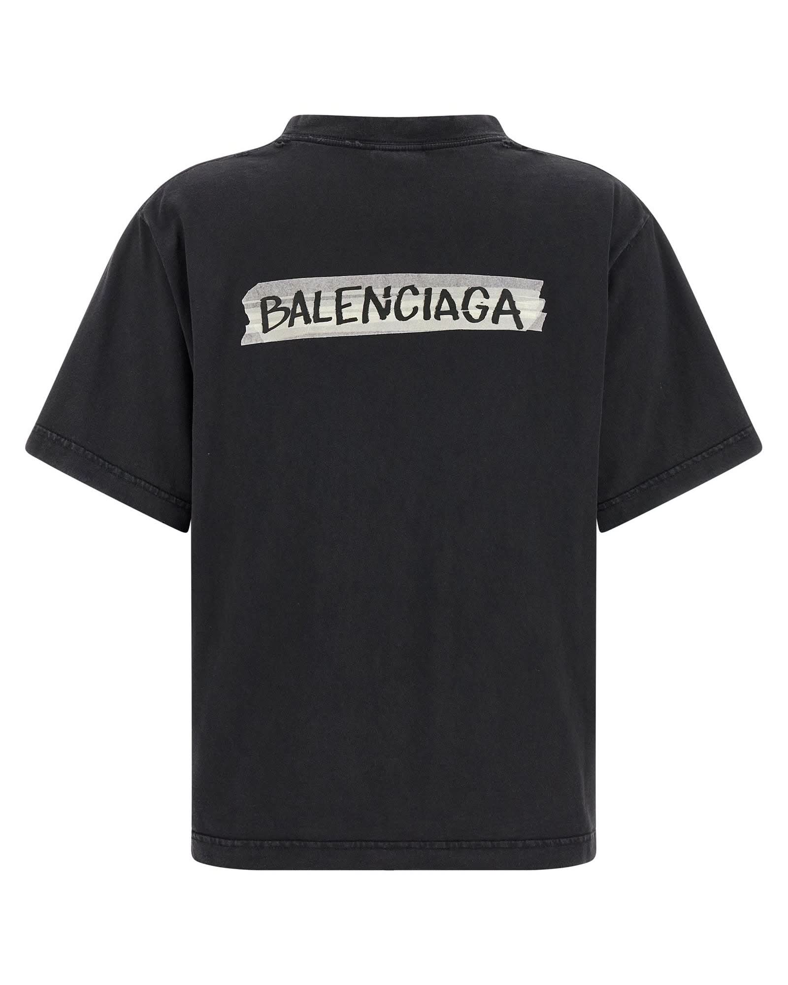Balenciaga Masking Tape T-shirt Glam Steals
