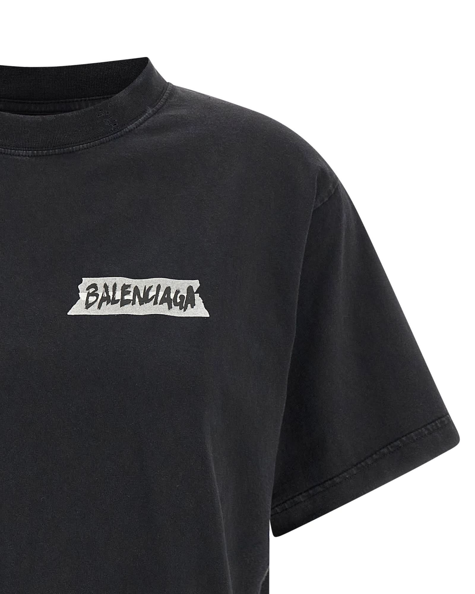 Balenciaga Masking Tape T-shirt Glam Steals