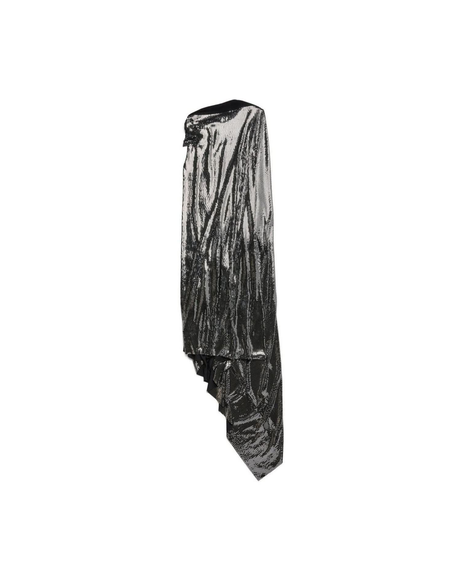 Balenciaga Metallic Effect Midi Dress Dresses