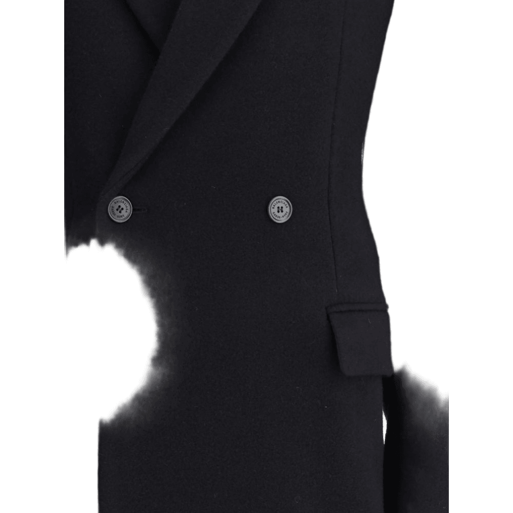 Balenciaga Oversized Godet Double Breasted Coat Glam Steals