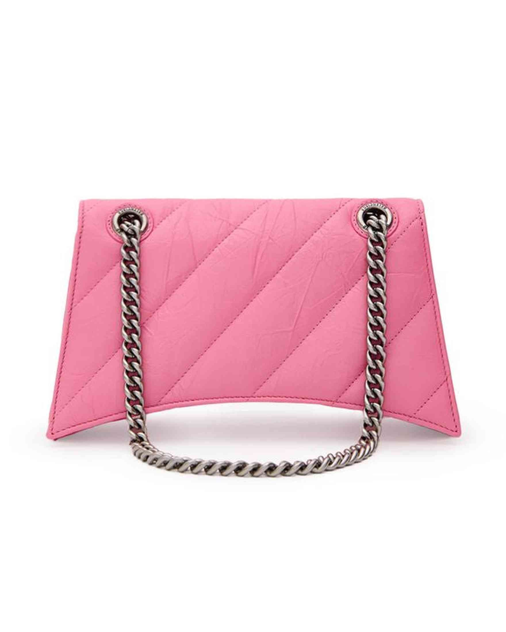 Balenciaga Pink Leather Shoulder Bag Glam Steals