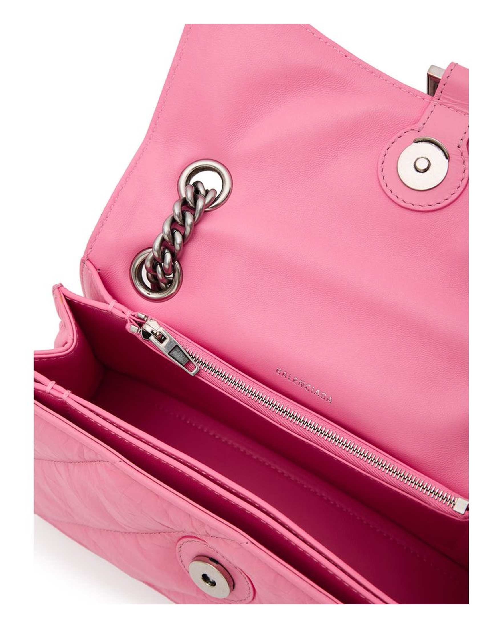 Balenciaga Pink Leather Shoulder Bag Glam Steals