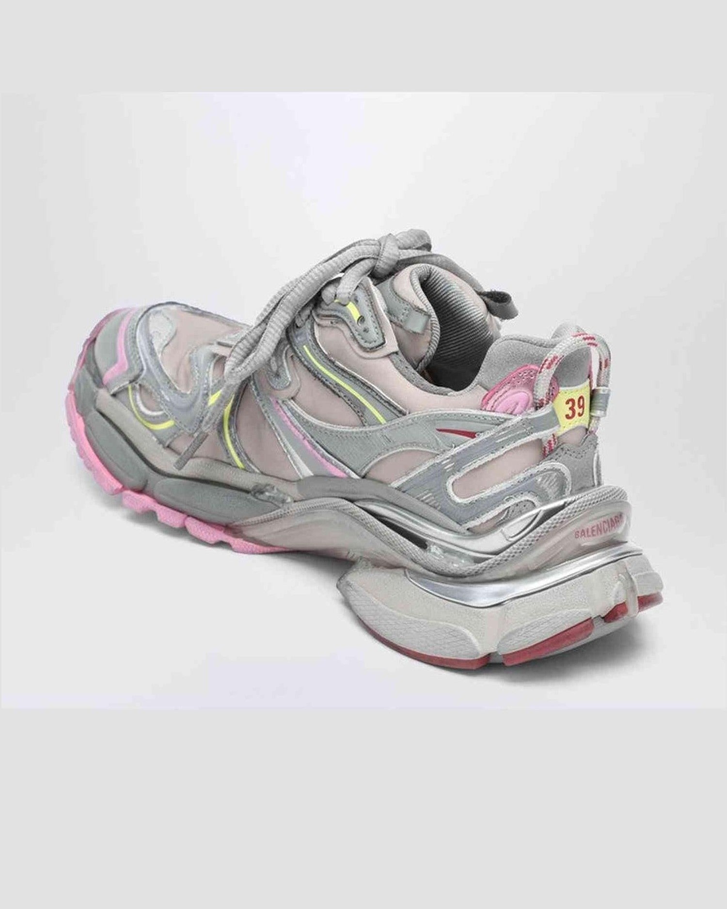 Balenciaga Runner 20 Grey/yellow/pink Sneakers Glam Steals