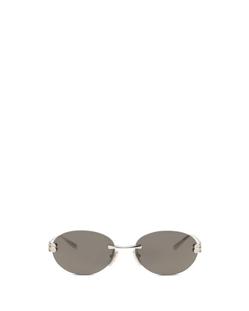 Balenciaga Silver Metal Sunglasses Glam Steals