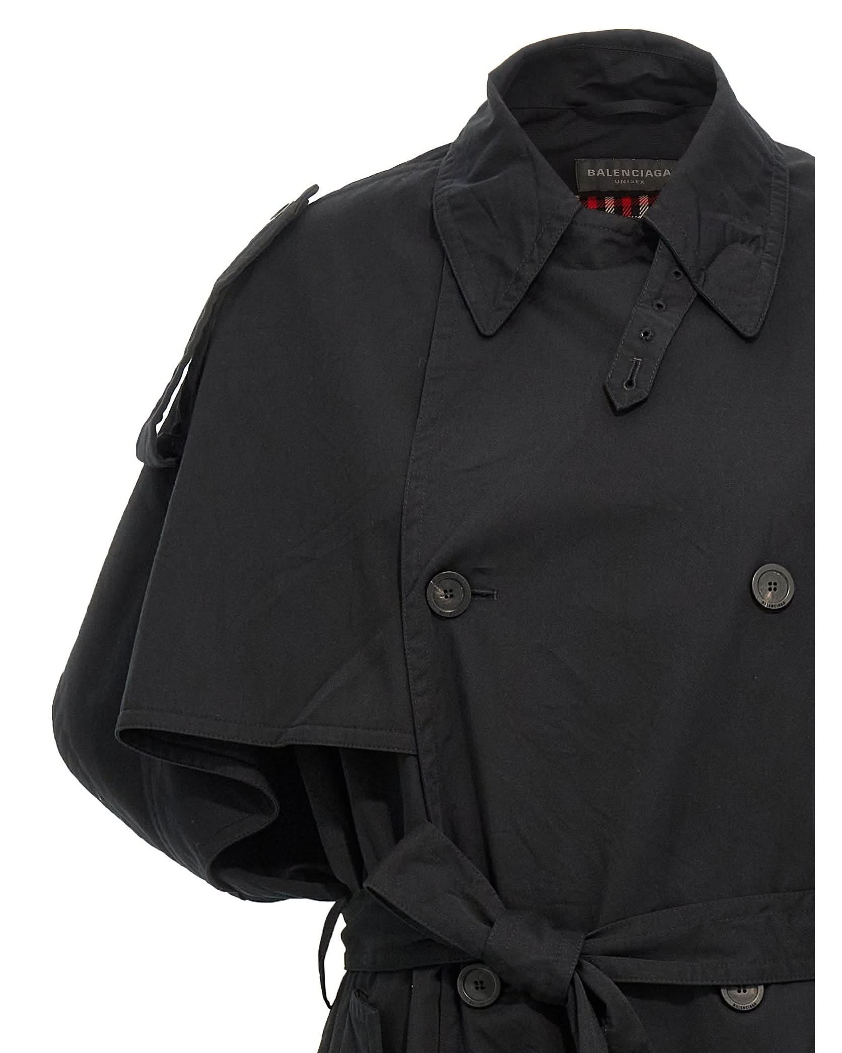 Balenciaga Stole Trench Coat Glam Steals