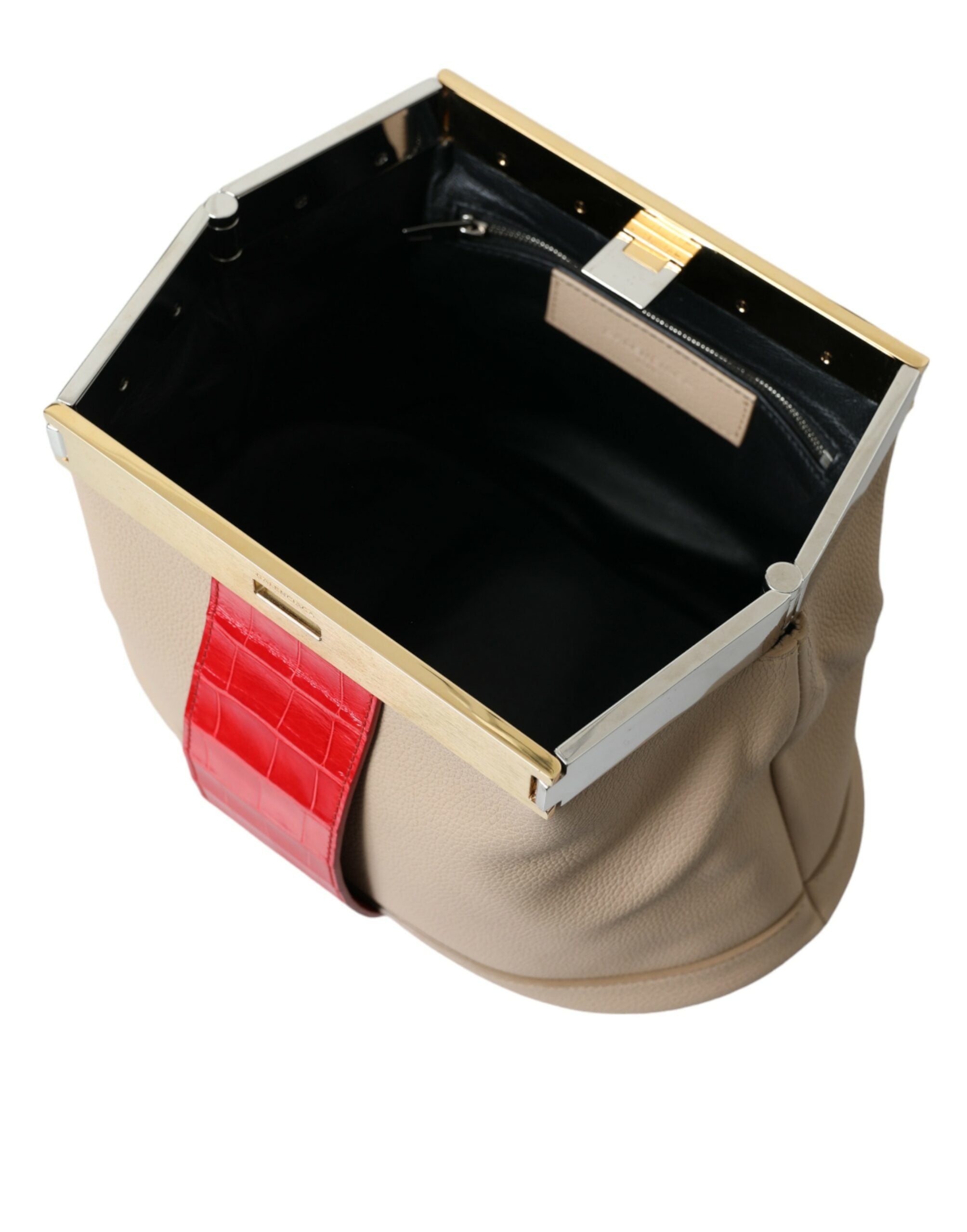 Balenciaga Two Tone Exotic Leather Clutch Glam Steals