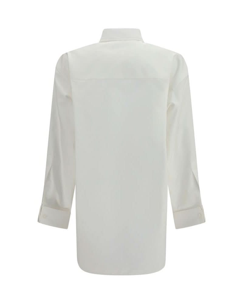 Balenciaga White Cotton Dress Shirt Glam Steals