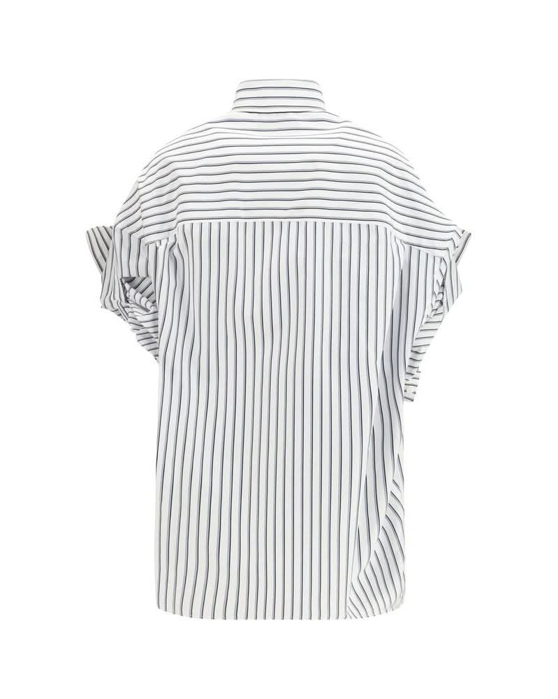 Balenciaga White Cotton Shortsleeve Shirt